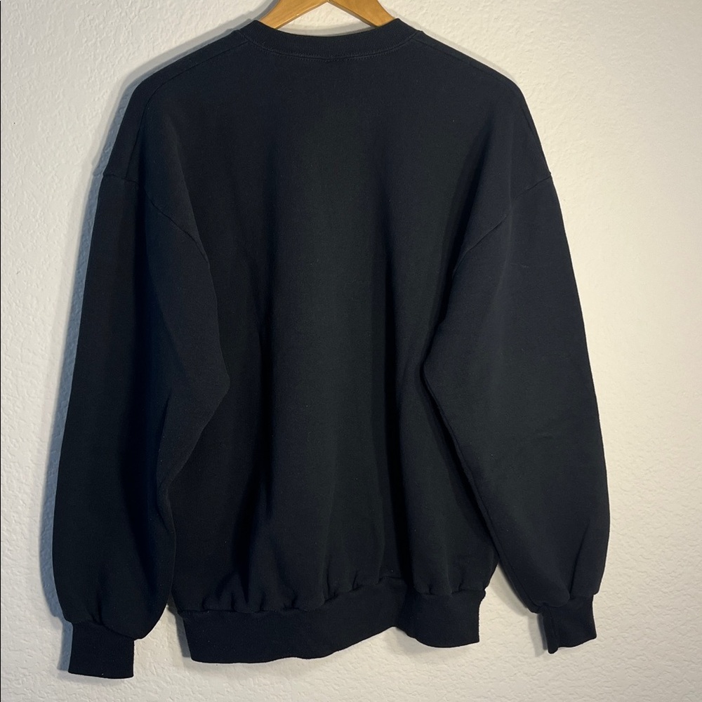 Jerzees‎ Black Sweatshirt with Festive Design - Picture 6 of 6